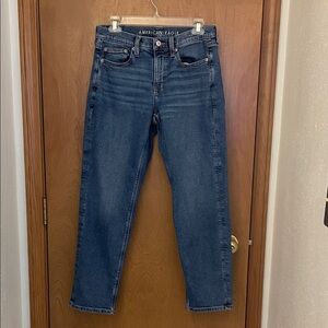 American Eagle 90s Straight Blue Jeans, size 4 short